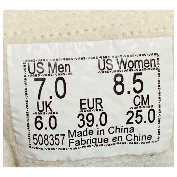 Vans SK8-HI Suede/Canvas Shoes Blue Color- Men’s Size 7 - Picture 11 of 14